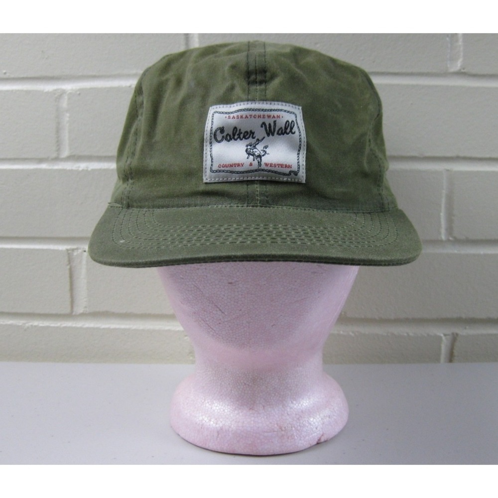 Colter Wall x Ship John Waxed Wills Strapback Hat Wax Cotton Country Music